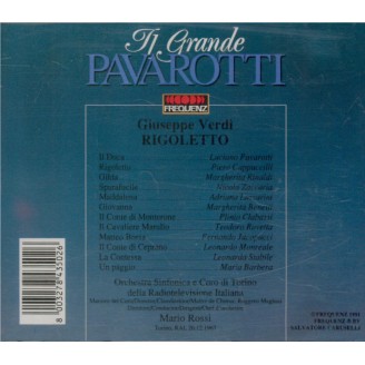 VERDI - Rossi - Rigoletto, opéra en trois actes